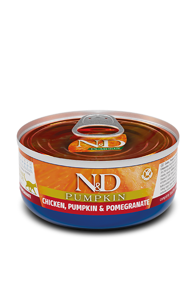 N&D Pumpkin chicken & pomegranate - Alimento húmedo - Gato adulto - 70.0 Gr