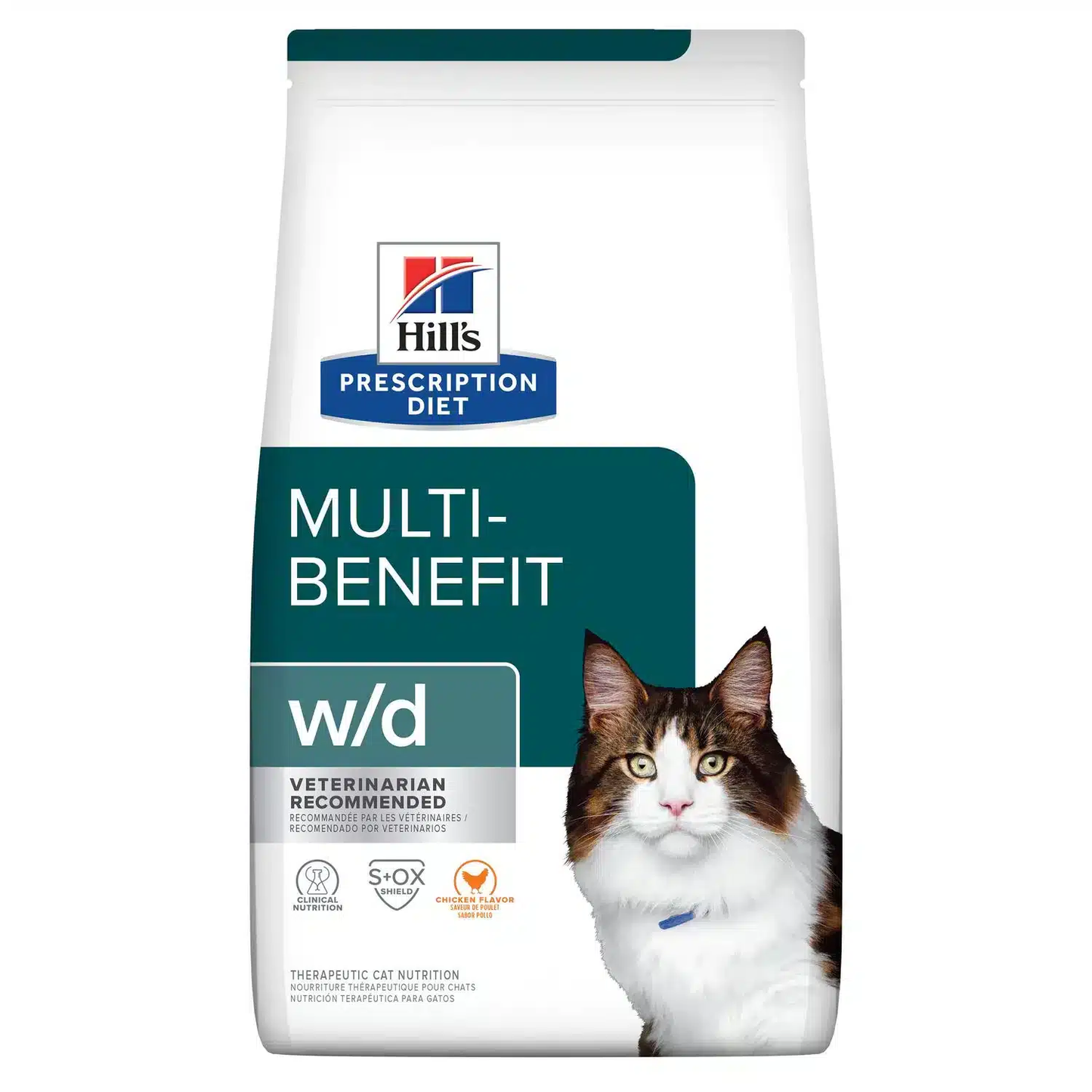 HILL'S Prescription diet – Multi benefit w/d – Gato adulto – 4.0 Lbs