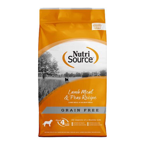 Nutri Source Lamb & Peas recipe - Todas las razas - Adulto - 26 Lbs