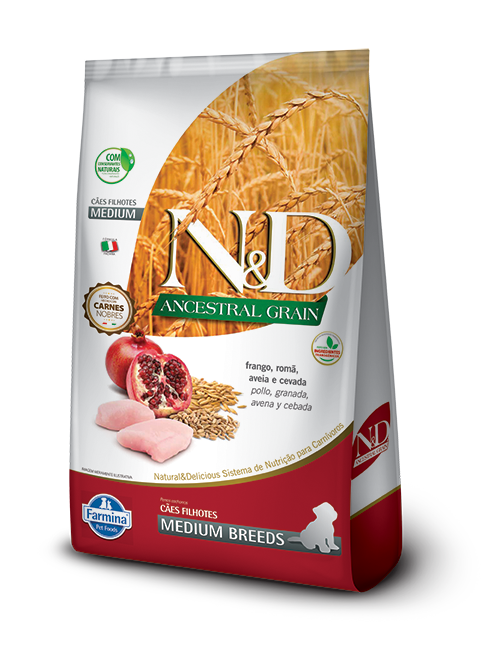 N&D Ancestral Grain - razas medianas - Cachorro - 10.1 Kg