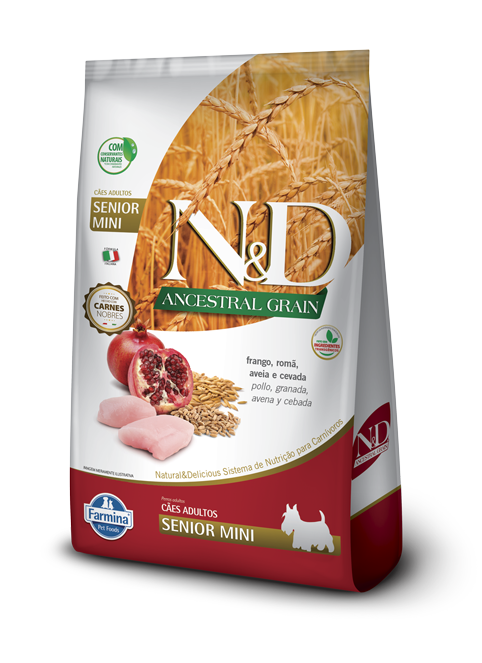 N&D Ancestral Grain - Senior mini - Adulto - 2.5 Kg