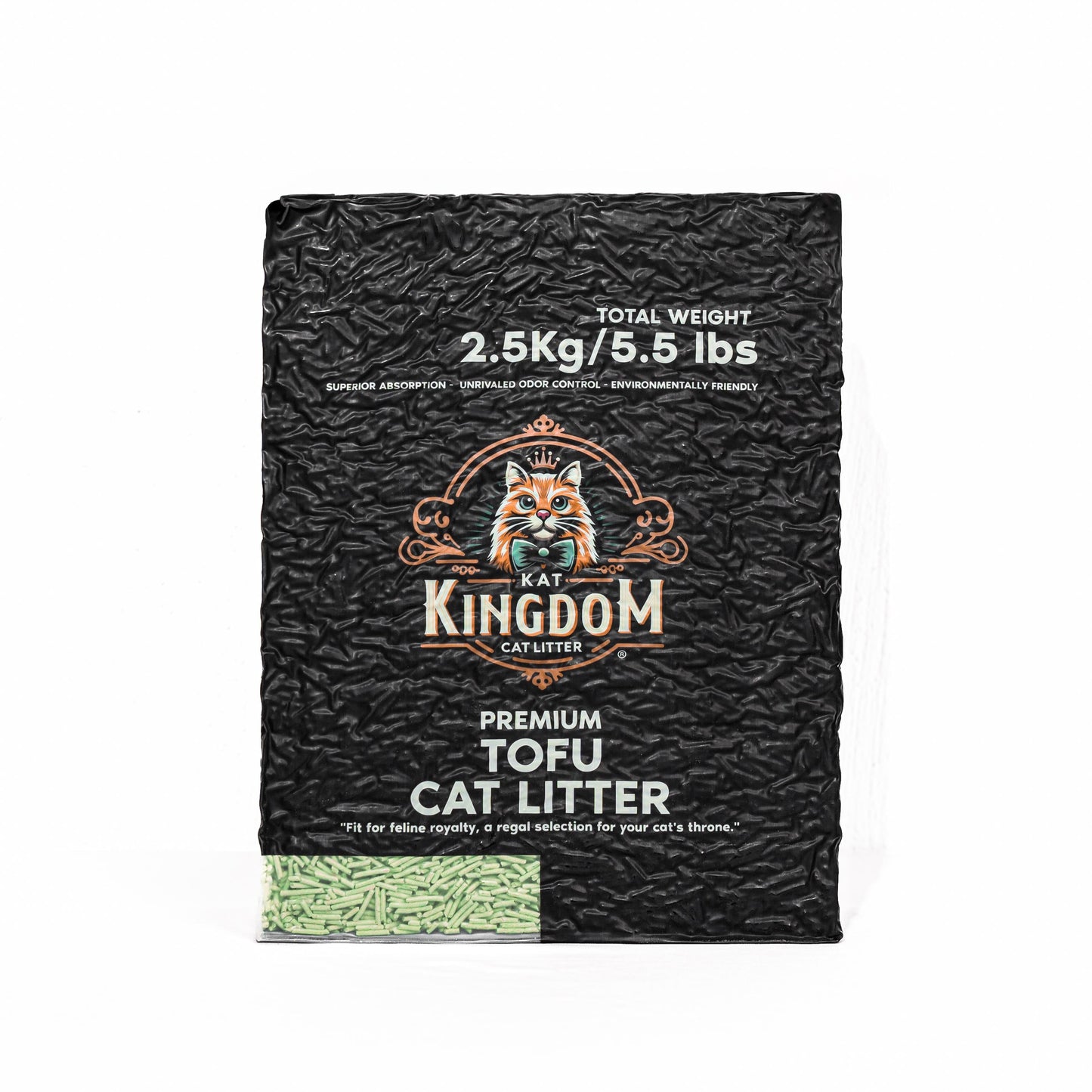 ARENA SANITARIA DE TOFU PARA GATOS | AROMA TE VERDE 2.5KG