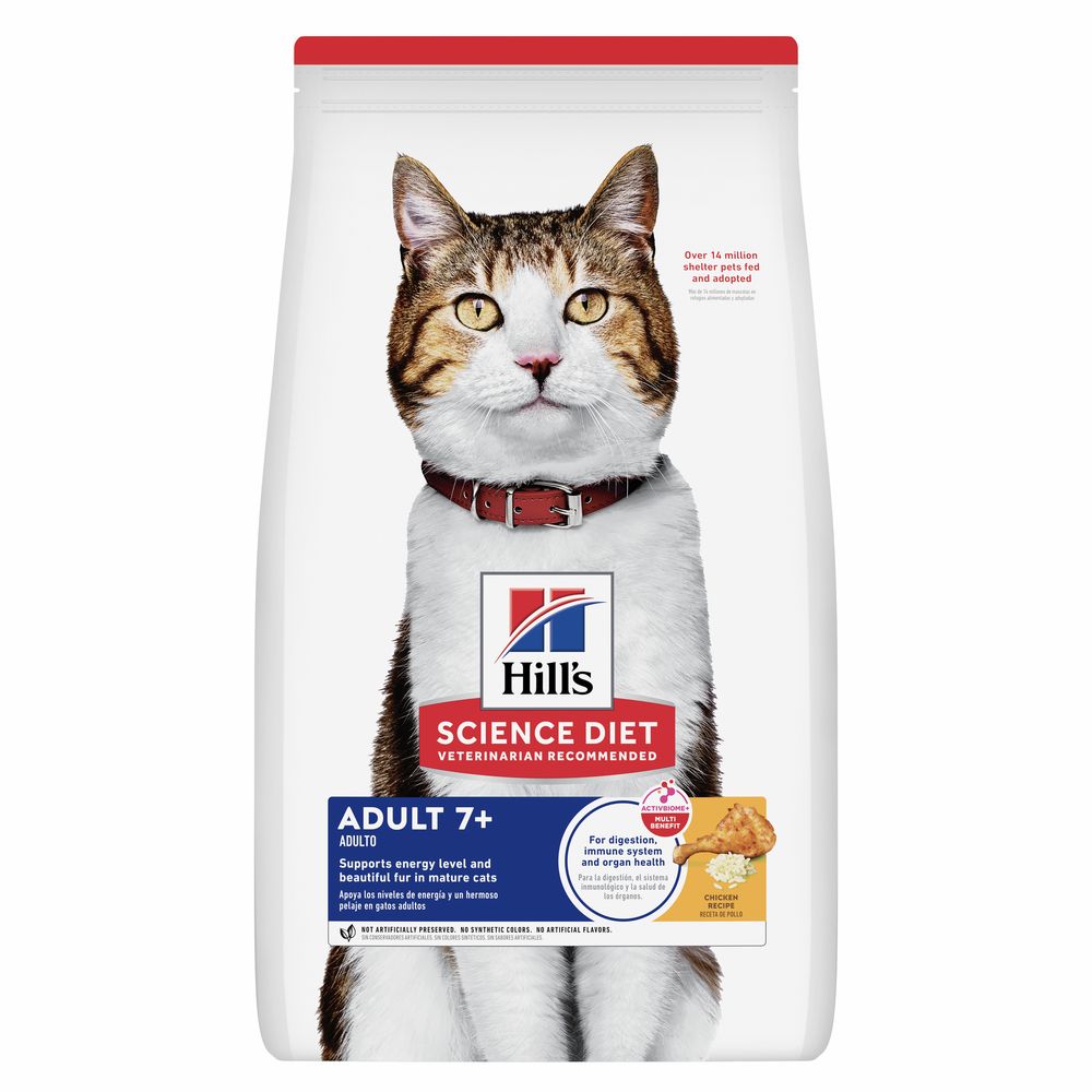Hill's Science diet Gato Adulto +7 - Chicken recipe - 4 Lb