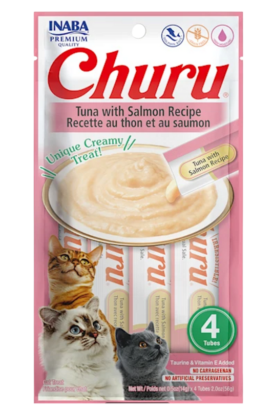 CHURU TUNA WITH SALMON 4 tubos 56GR
