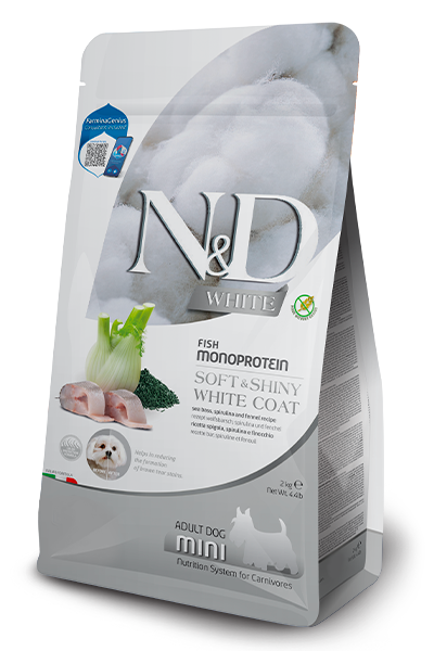 N&D White Fish Monoprotein - Razas mini adulto  – 2 Kg