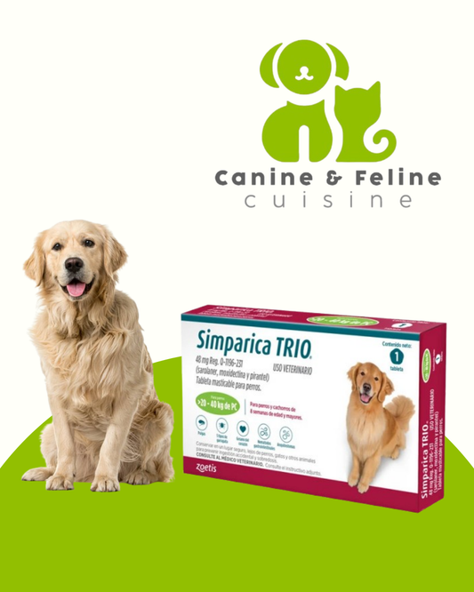 Simparica TRIO - Tableta de 48mg - Perro de 20kg a 40kg