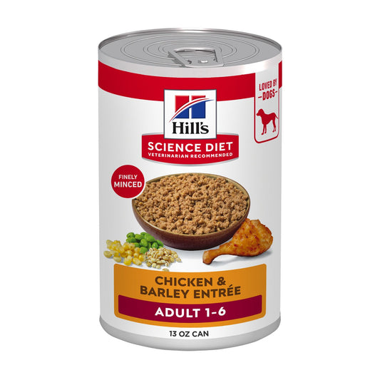 Hill's Science diet Perro Adulto - Chicken & Barley Entrée - 370g