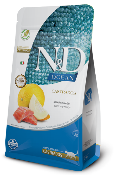 N&D Farmina Ocean - Gato adulto – Castrado – 1.5 Kg