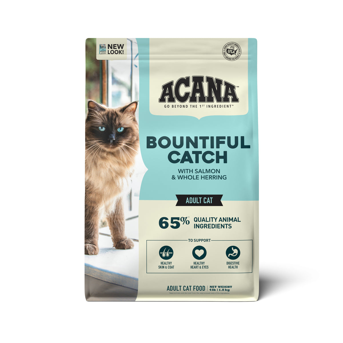 ACANA - Bountiful Catch - with Salmon & Whole Herring - gato adulto 4Lb