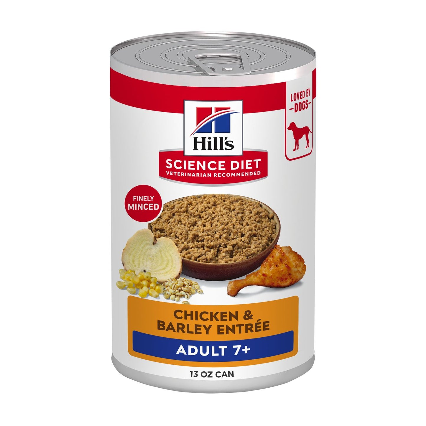 Hill's Science diet Perro Adulto +7 - Chicken & Barley Entrée - 370g