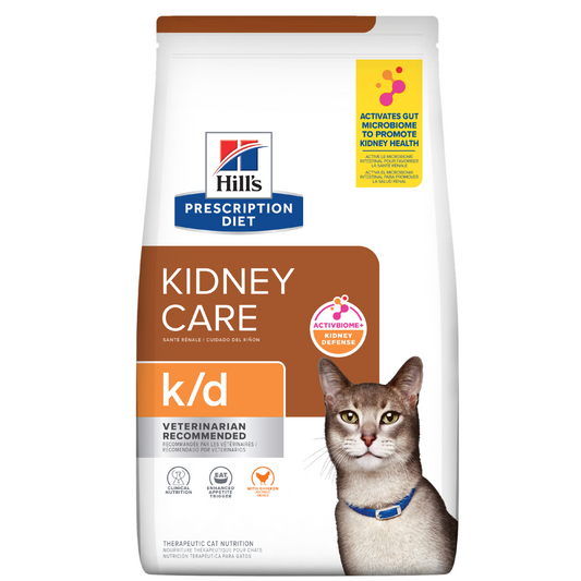 HILL'S Prescription diet Kidney care K/D - Gato adulto - 4 Lbs