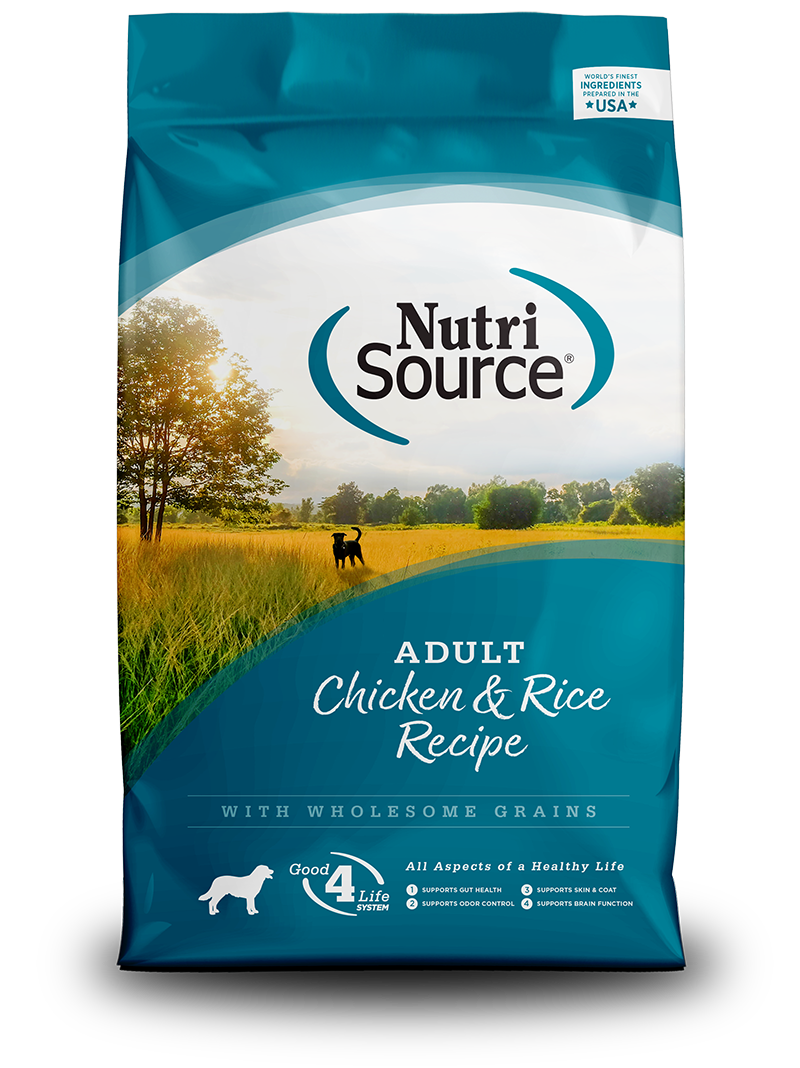 Nutri Source Chicken & rice recipe - perro adulto -  26 Lb