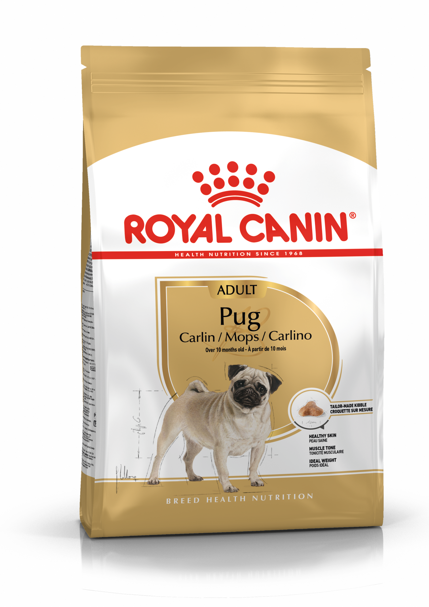 Royal Canin  Razas específicas - Pug - Adulto - 3.0 Kg