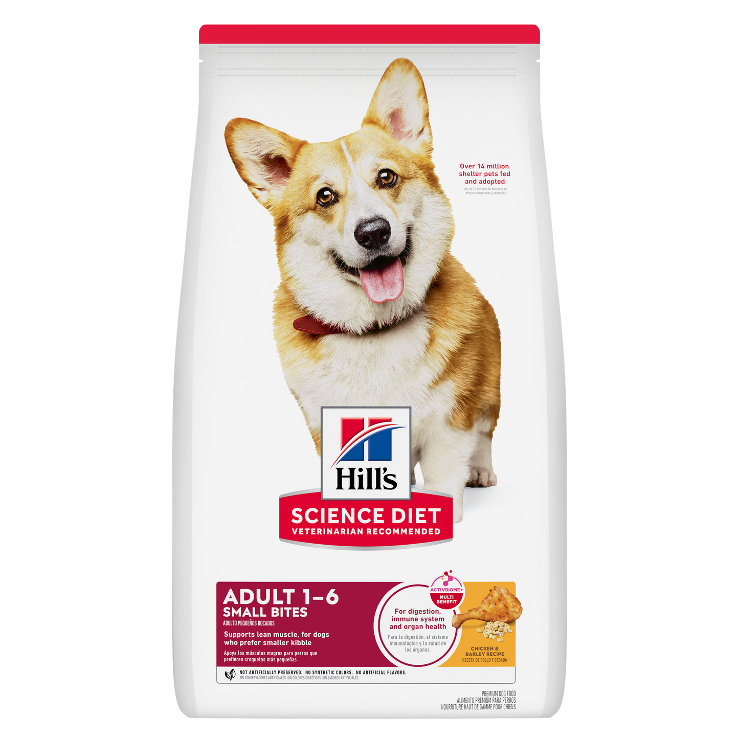 Hill's Science diet Perro adulto 1-6 años - Chicken & barley recipe - 4.4 Lb