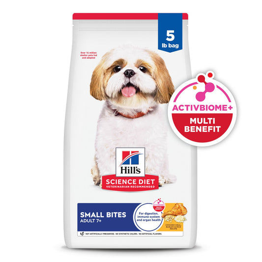 Hill's Science diet Perro adulto +7 - Chicken & Brown Reci Recipe - 4.4 Lb