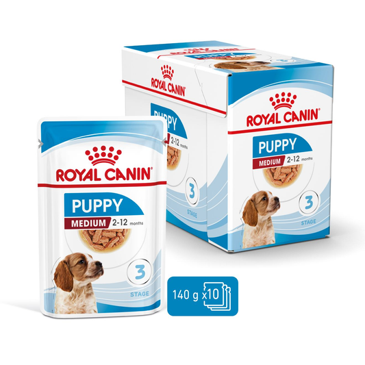 Royal Canin alimento húmedo - Medium Puppy - 140g